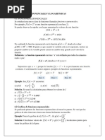 Funciones Exponenciales, Logaritmicas y Trigonometricas