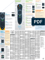 S-20 U-Verse Remote User Guide