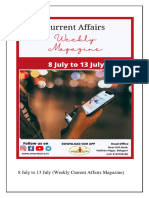 8 July To 13 July (Weekly Current Affairs Magazine)