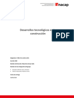 Informe Desarrollo Tecnológico Aplicado en La Construcción