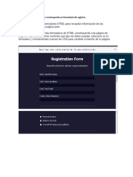 HTML Formularios