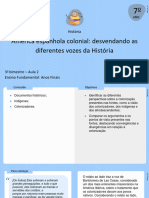 Aula 2 - América Espanhola Colonial - Desvendando As Diferentes Vozes Da História