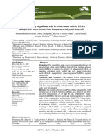 2022, Targeted Delivery of Galbanic Acid To Colon Cancer Cells by PLGA Nanoparticles Incorporated Into Human Mesenchymal Stem Cells