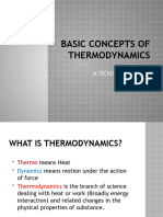 Basic Concepts of Thermodynamics: Anwesa Kar M.Tech (Thermal Engg.)