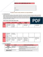 Experiencia de - Aprendizaje - Medio Ambeinte