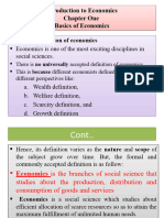 Chapter One Introduction Ecnomics