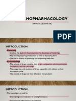 Introduction To Psychopharmacology