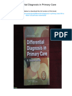 Differential Diagnosis in Primary Care. 5th Edition. ISBN 1451118252, 978-1451118254