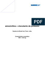 Amoxicilina Clavulanatode Potassio 500 MG 125 MG Sandoz