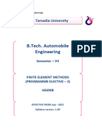  Finite Element Methods Notes