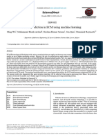 Profile Prediction in ECM Using Machine Learning