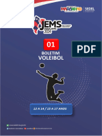 Boletim 01 Voleibol