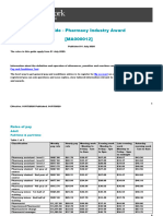 Pharmacy Industry Award Ma000012 Pay Guide