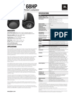 JBL Control 68HP SpecSheet 2page 7 24