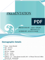 Potts CASE Paraplegia Case Presentationajeet - 4 March