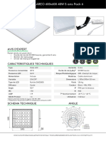 FT-CLA-Panel CLAREO 600x600 40W 5 Ans Pack 6