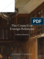 George Gavrilis - The Council On Foreign Relations - A Short History-Council On Foreign Relations (2021)