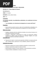 Secuencia 5° Año Ciencias Sociales La Cuenca Del Rio Parana 2024