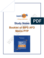 1ibps Afo Mains Pyp From 2017 2024