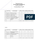 Purbanchal University Bachelors' Degree in Civil Engineering (Revised On 2071/03/26) Curriculum Outline of 7 and 8 Iv / I