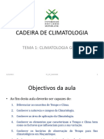 At1 - Climatologia Geral