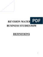 BS Definitions - Revision