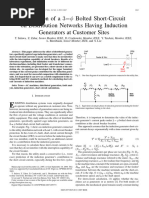 Evaluationn of A 3bolted Short-Circuit