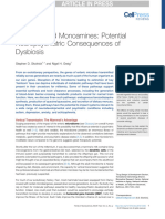 Microbes and Monoamines: Potential Neuropsychiatric Consequences of Dysbiosis