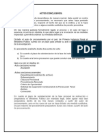 Actos Conclusivos