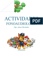 Actividades Fonoaudiología