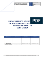 Sig-Sice-Est-Pr-010 - Juntas para El Control de Fisuras en Muro de Contencion