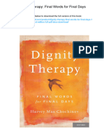 Dignity Therapy: Final Words For Final Days. 1st Edition. ISBN 0195176219, 978-0195176216