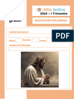 Examen I Trimestre Formación Religiosa 2024