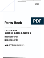 Daewoo G20S-2, G25S-2, G30S-2 Lift Trucks Parts Manual