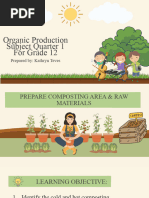 Prepare Composting Area Raw Materials