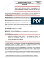 PD-GC-003 Procedimiento de Acciones Correctivas y Preventivas V10