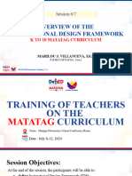 SD - Instructional Design Framework