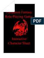 Palladium Fantasy Interactive Character Sheet-V2