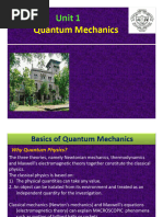 Unit 1 Quantum Mechanics