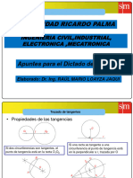 CIVIL Rectas - Tang, - Tang - Dado - El - Radio, 3 Puntos