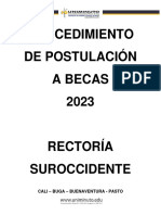 Protocolo de Postulación A Becas 2023