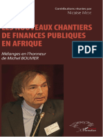 Nicaise MEDE, Les Nouveaux Chantiers Des Finances Publiques en Afrique. Mélanges en L'honneur de Michel BOUVIER.