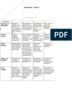 U.S. Constitution Rubric A