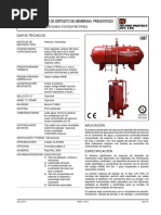 HD 191 Bladder Tank Proportioning Catalogue Spanish