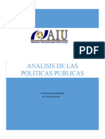 Analisis de Las Politicas Publicas