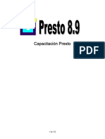 Manual Presto 8.9