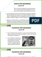 A Filosofia Sec XX - Pos Moderna - Slide