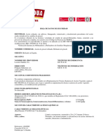 MSDS Aceite de Girasol