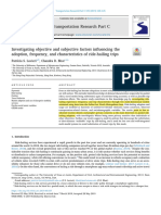 Factors Influencing Adoption, Frequency, and Characteristics of Ride-Hailing Trips