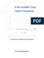 Spread No Huddle Trips Formation Playbook Qdocpr